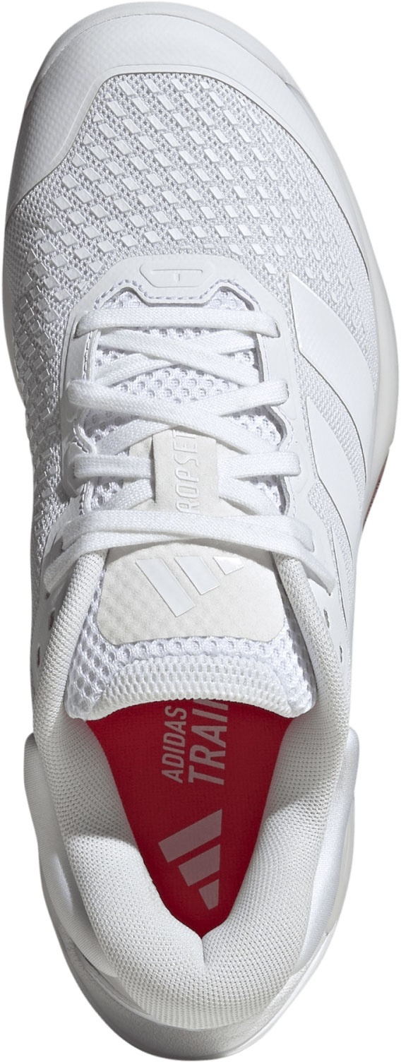 adidas Women's Dropset 4 Power Training Shoes - White/White - View 2
