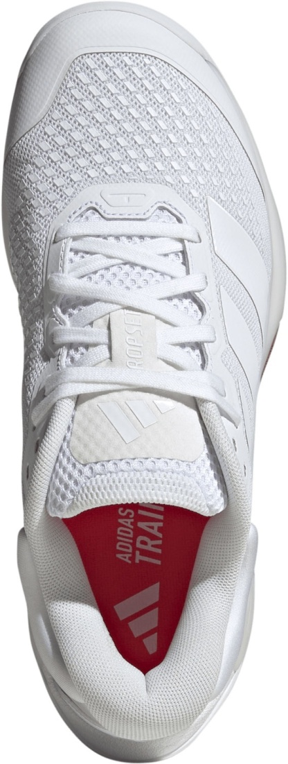 adidas Women's Dropset 4 Power Training Shoes - White/White - View 2