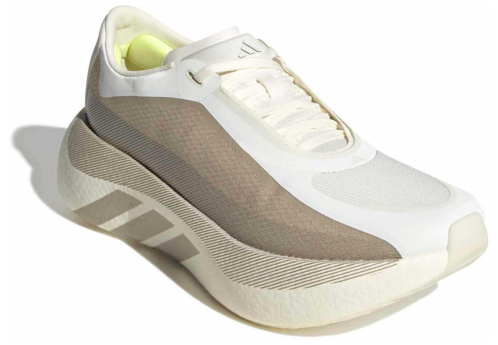 adidas Men's Hyperboost Edge Running Shoes - Off White/Wonder Cargo/Wonder Cargo - View 6