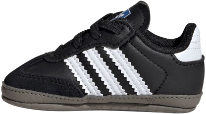 adidas Toddler Samba OG Shoes - Black/White/Bluebird - View 4