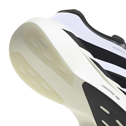 adidas Women's Adizero EVO SL Zip Running Shoes - White/Black/Silver Met - View 8