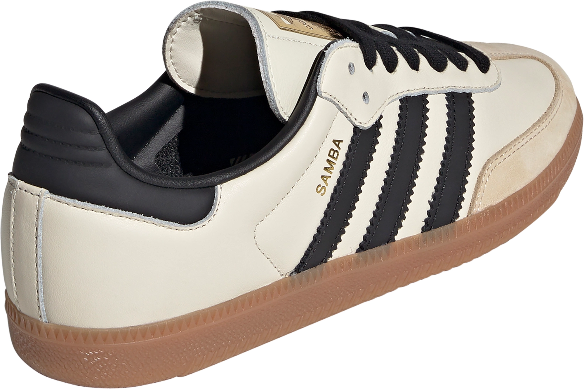 adidas Women's Samba OG Shoes - Cream/Black - View 5