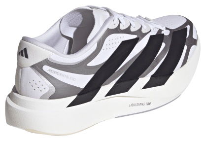 adidas Men's Adizero EVO SL EXO Running Shoes - White/Black/Metallic - View 6