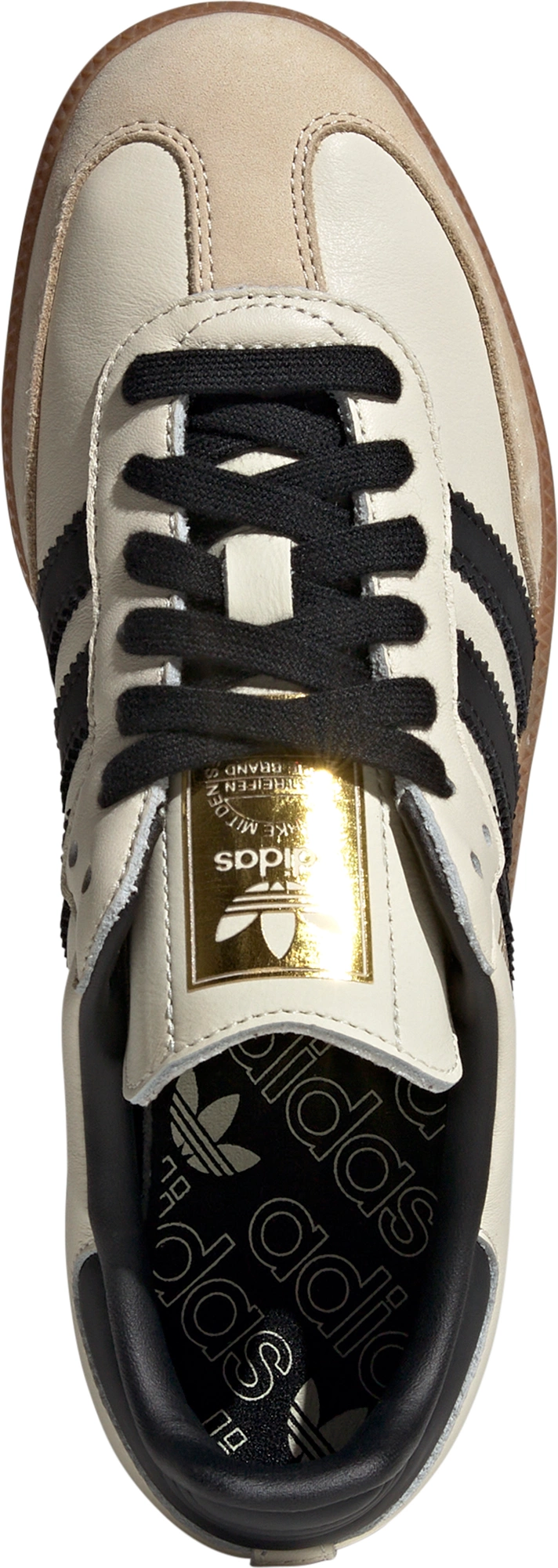 adidas Women's Samba OG Shoes - Cream/Black - View 2