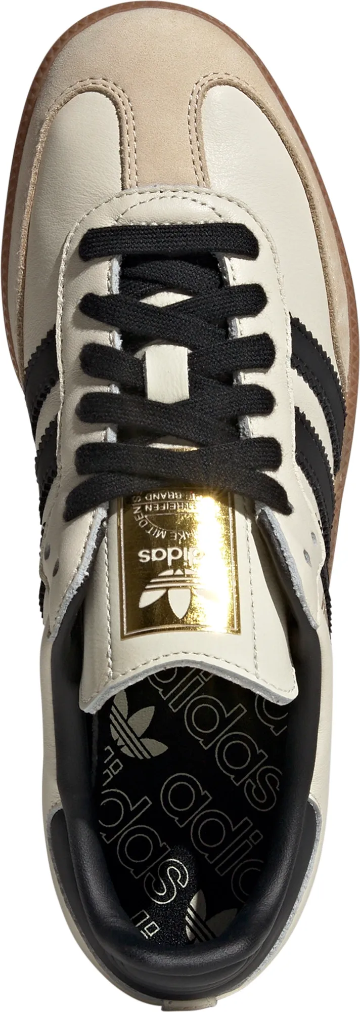 adidas Women's Samba OG Shoes - Cream/Black - View 2