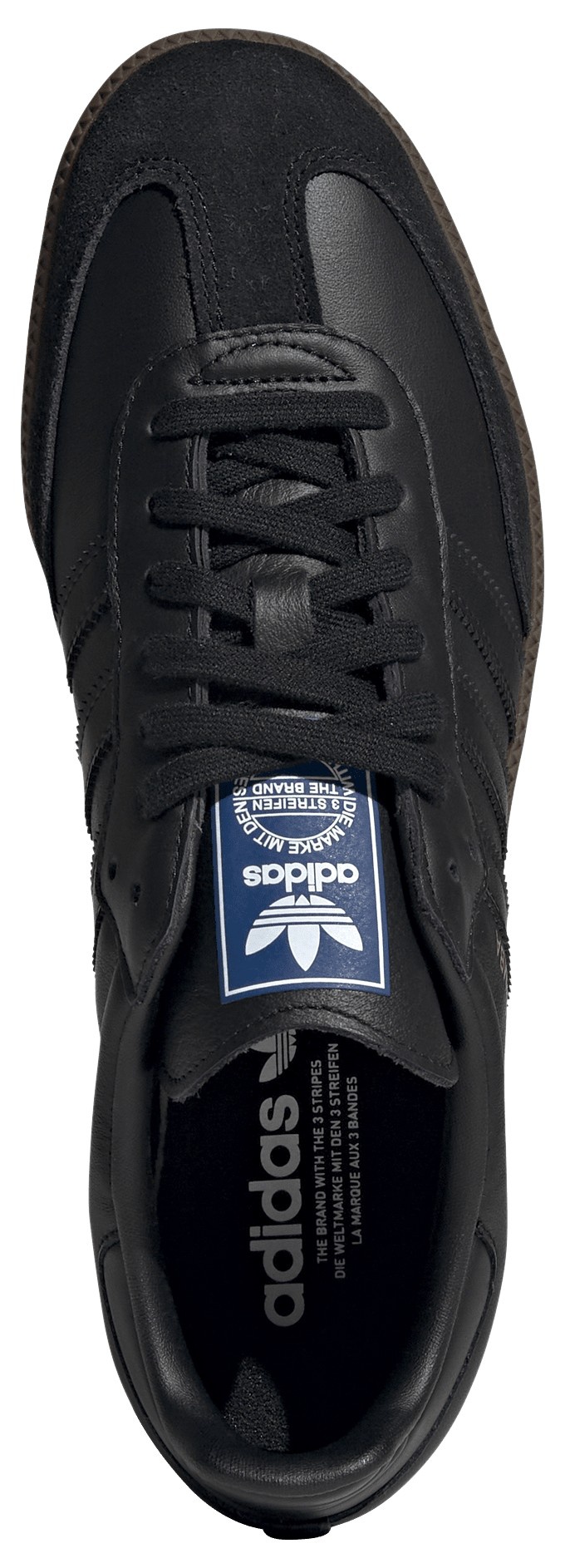 adidas Samba OG Shoes - Black/Gum - View 4
