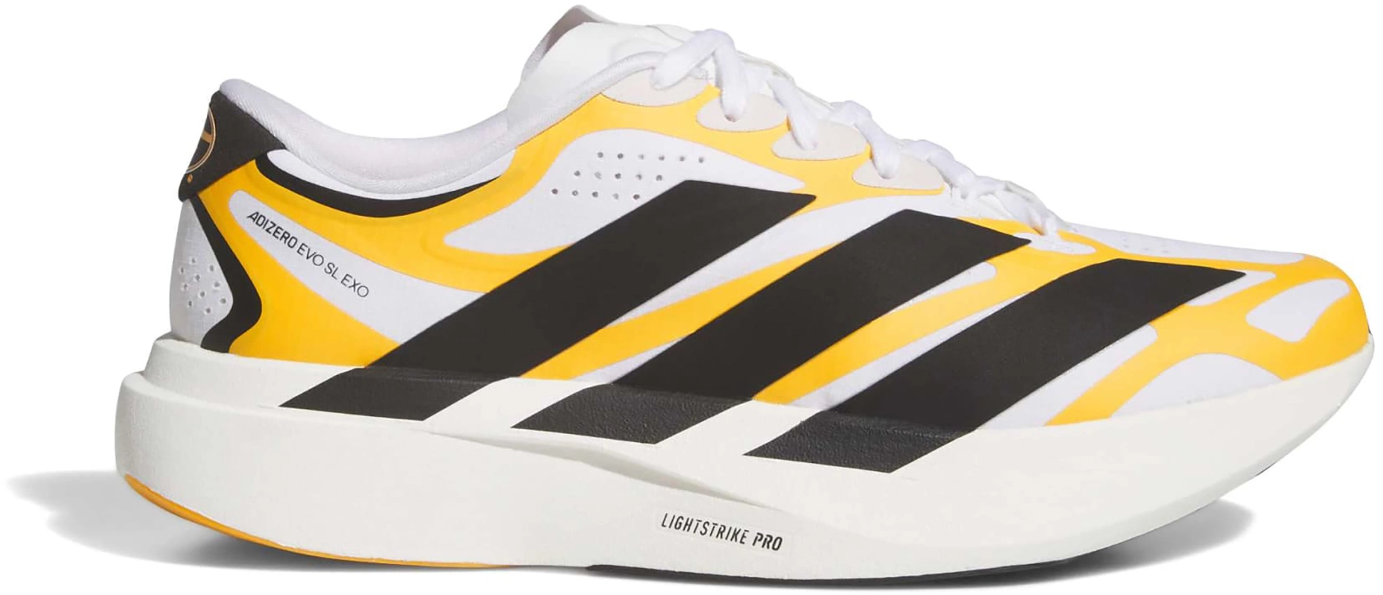 adidas Men's Adizero EVO SL EXO Grambling Running Shoes - Ftwr White/Team Colleg Gold/Core Black - View 1