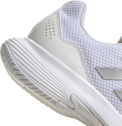 adidas Women's GameCourt 2 Tennis Shoes - White/Silver - View 6
