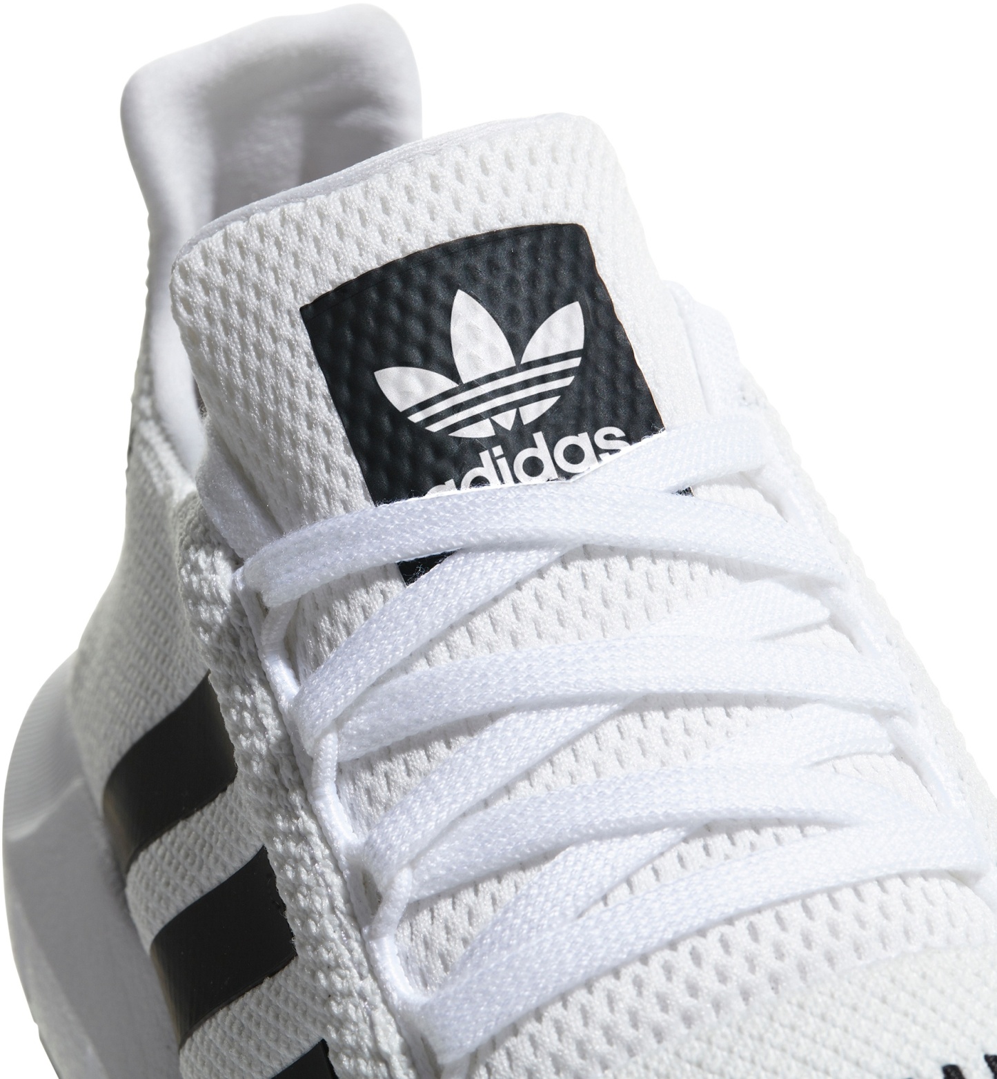 adidas Originals Men's Swift Run Shoes - White/Black - View 8