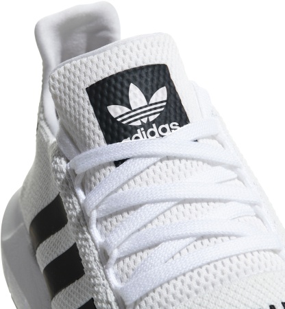 adidas Originals Men's Swift Run Shoes - White/Black - View 8