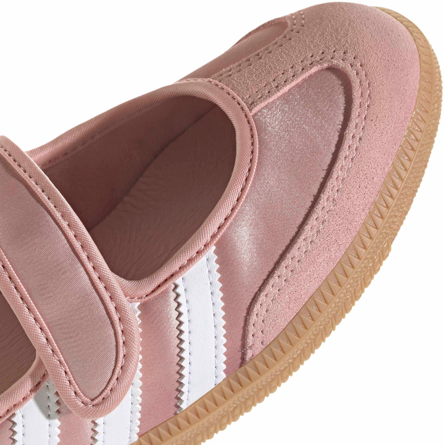 adidas Kids' Grade School Samba Jane Shoes - Wonder Mauve/Ftwr White/Gum 3 - View 7
