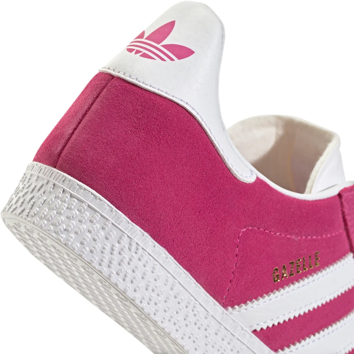 adidas Kids' Grade School Gazelle Shoes - Fuchsia/White - View 6