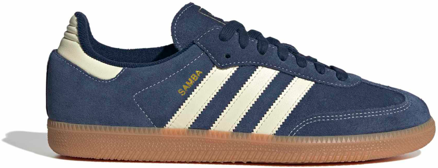 adidas Samba OG Shoes - Pinstripe Indg/Vnlla - View 1