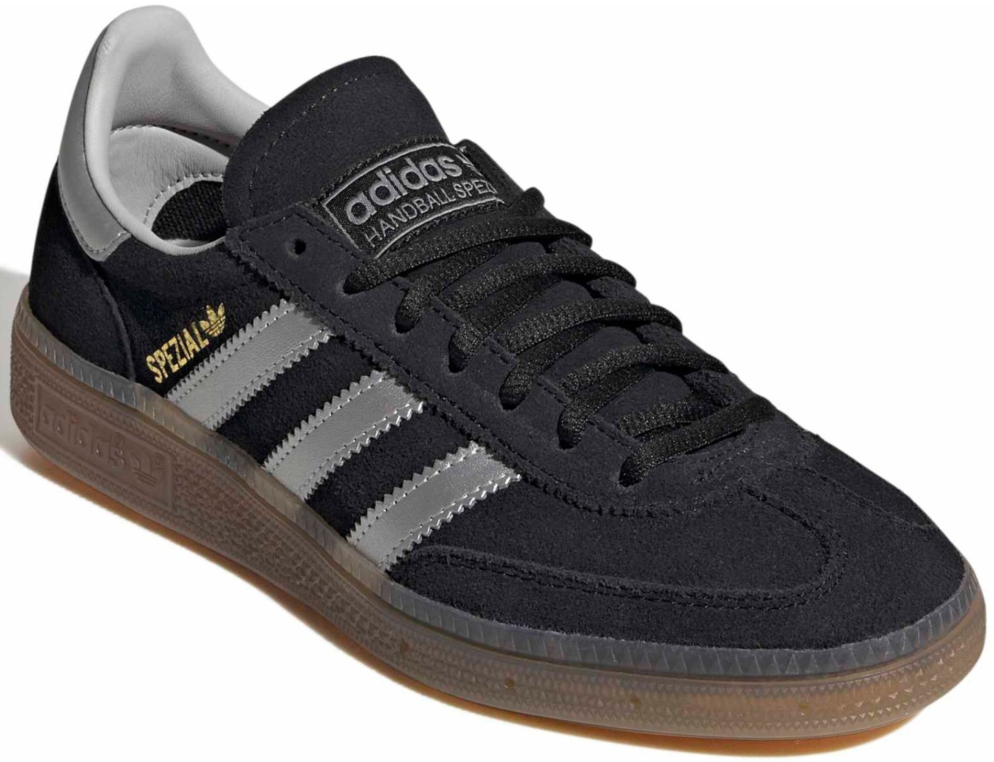 adidas Kids' Grade School Handball Spezial Shoes - Grey/Black/Black - View 5