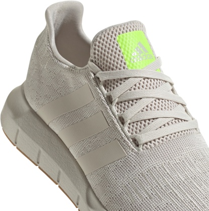 adidas Men's Swift Run 1.0 Shoes - White/Lucid Lemon - View 7