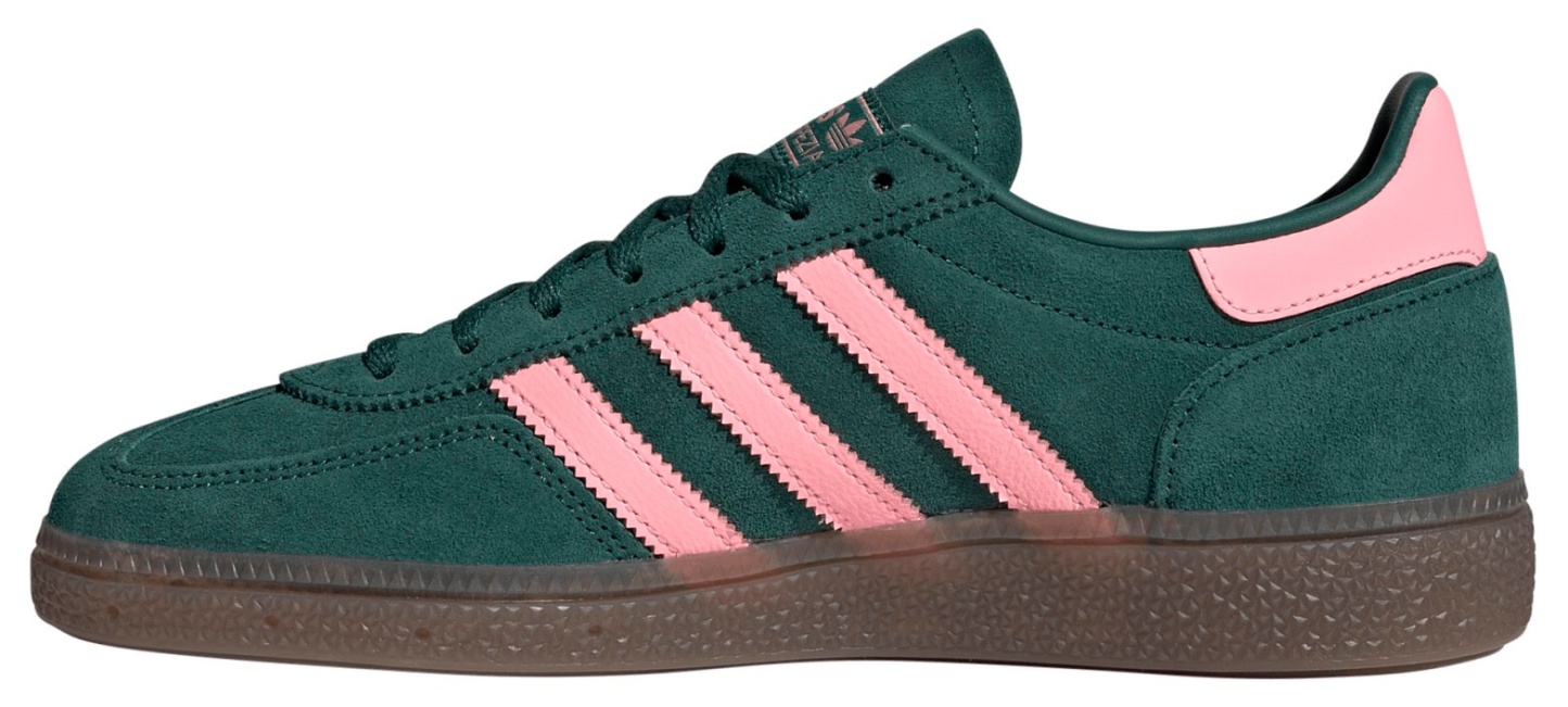 adidas Women's Handball Spezial Shoes - Collegiate Green/Pink Spark/Gold Met - View 4