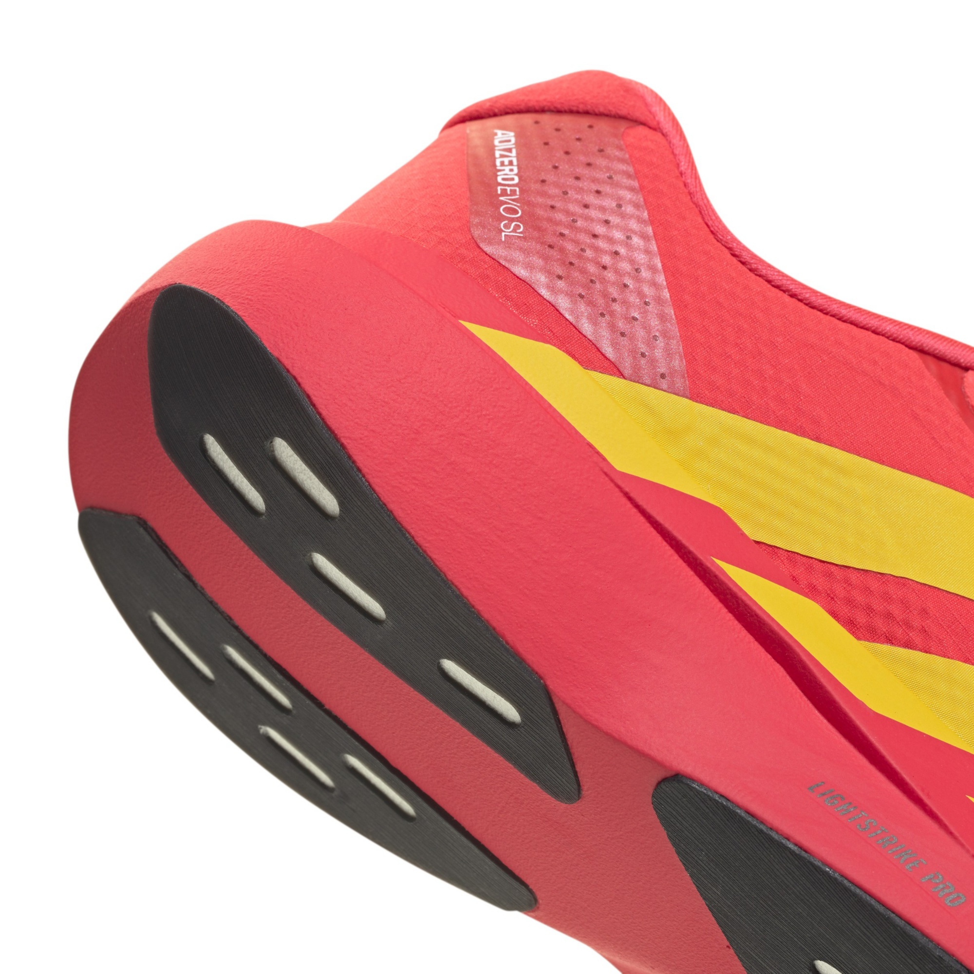 adidas Women's Adizero EVO SL Running Shoes - Lucid Red/Bold Gold/Semi Lucid Blue - View 8