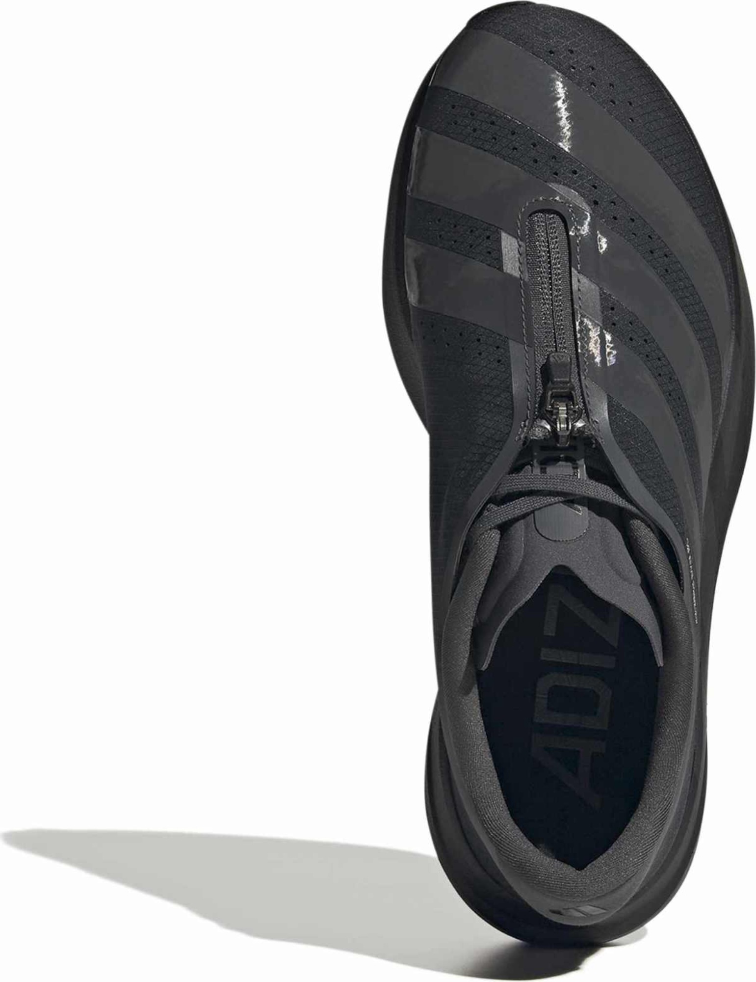 adidas Women's Adizero EVO SL Zip Running Shoes - Black/Grey/Silver - View 2