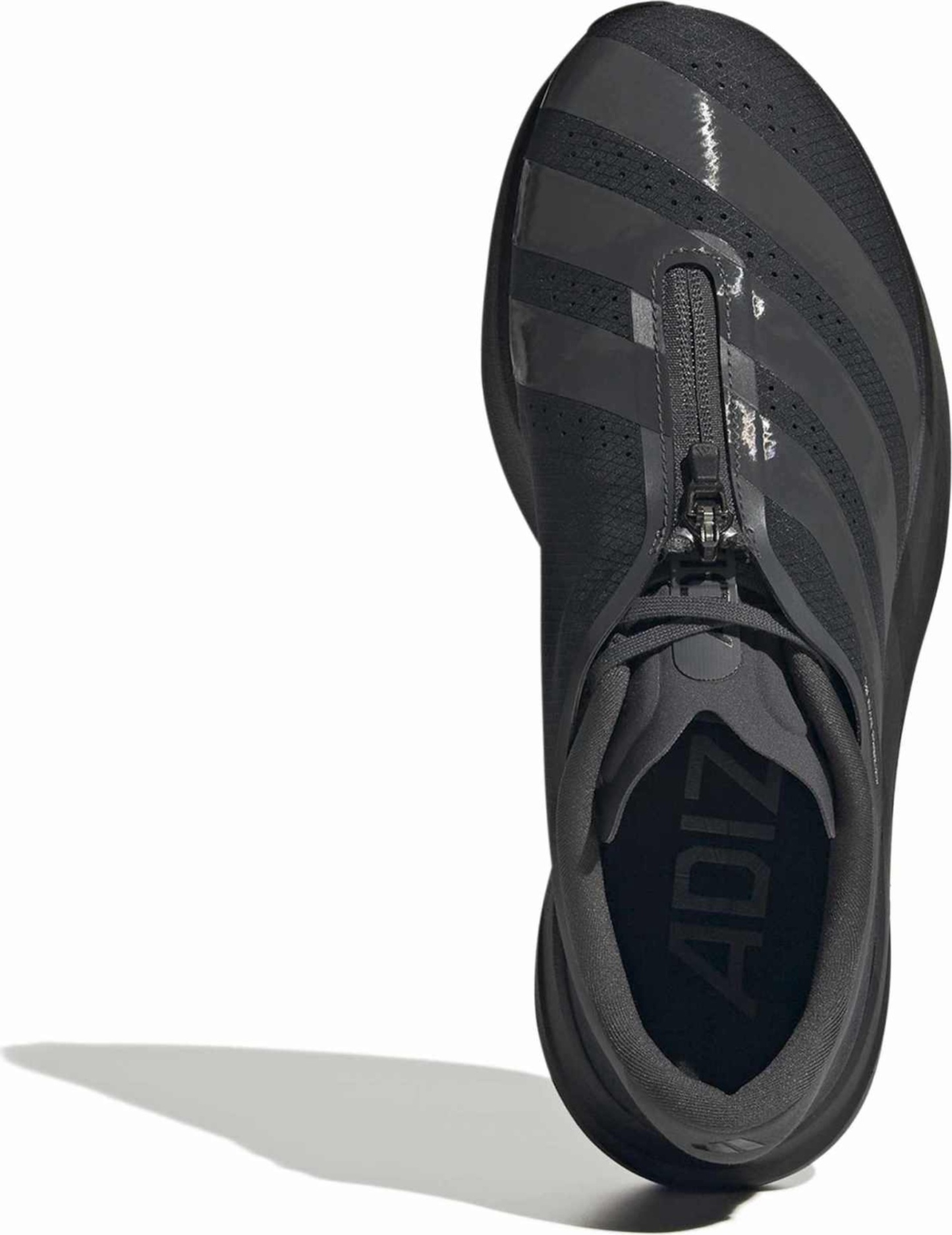 adidas Women's Adizero EVO SL Zip Running Shoes - Black/Grey/Silver - View 2