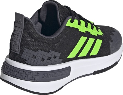 adidas Kids' Grade School Minecraft Pro Shoes - Black/White - View 6