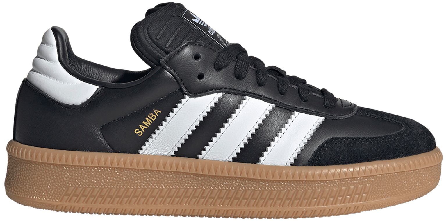 adidas Kids' Grade School Samba XLG Shoes - Black/White - View 1