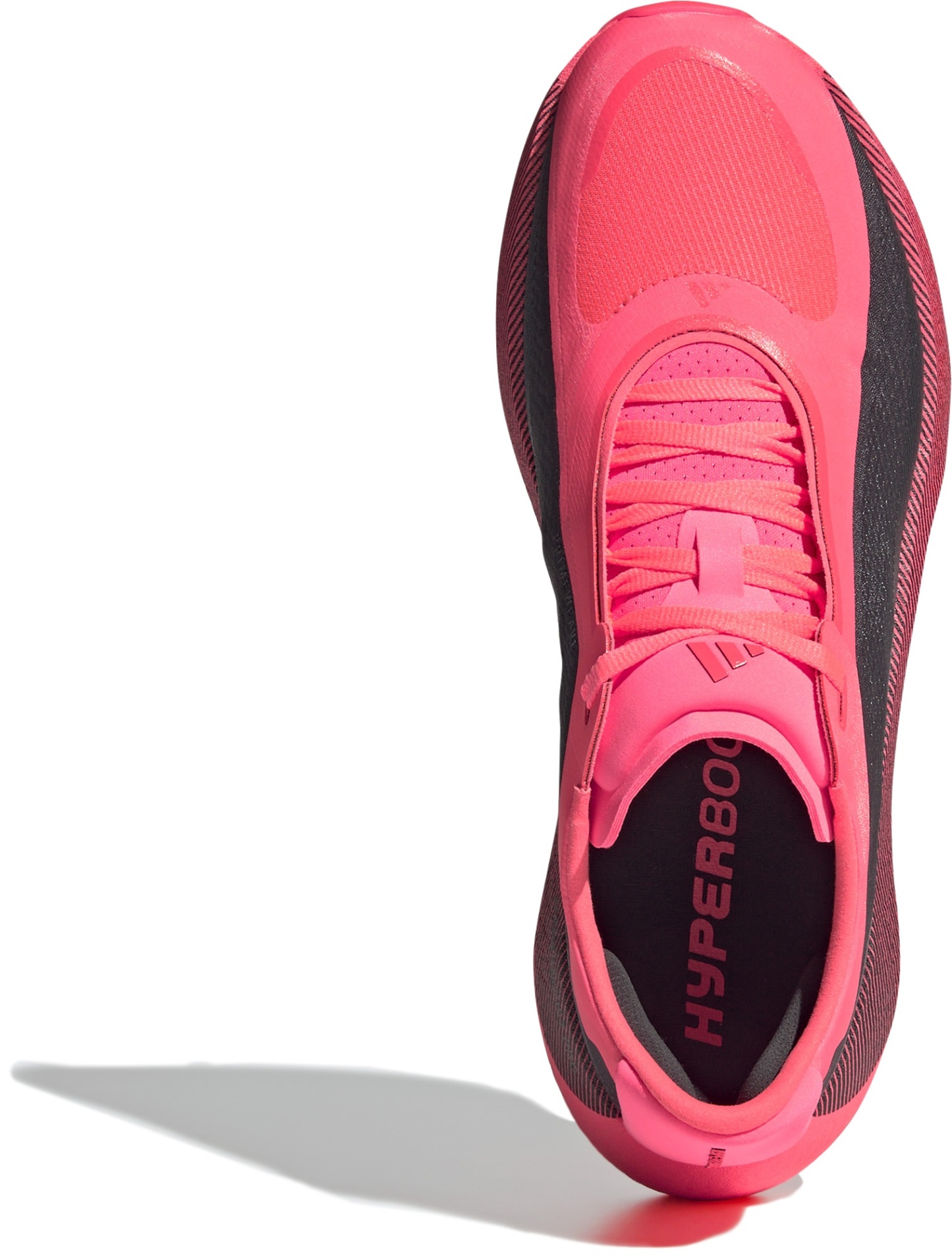 adidas Men's Hyperboost Edge Running Shoes - Turbo/Carbon/Solar Turbo - View 3