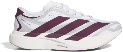 adidas Men's Adizero EVO SL EXO Texas A&M Running Shoes - Ftwr White/Team Maroon/Stone - View 1