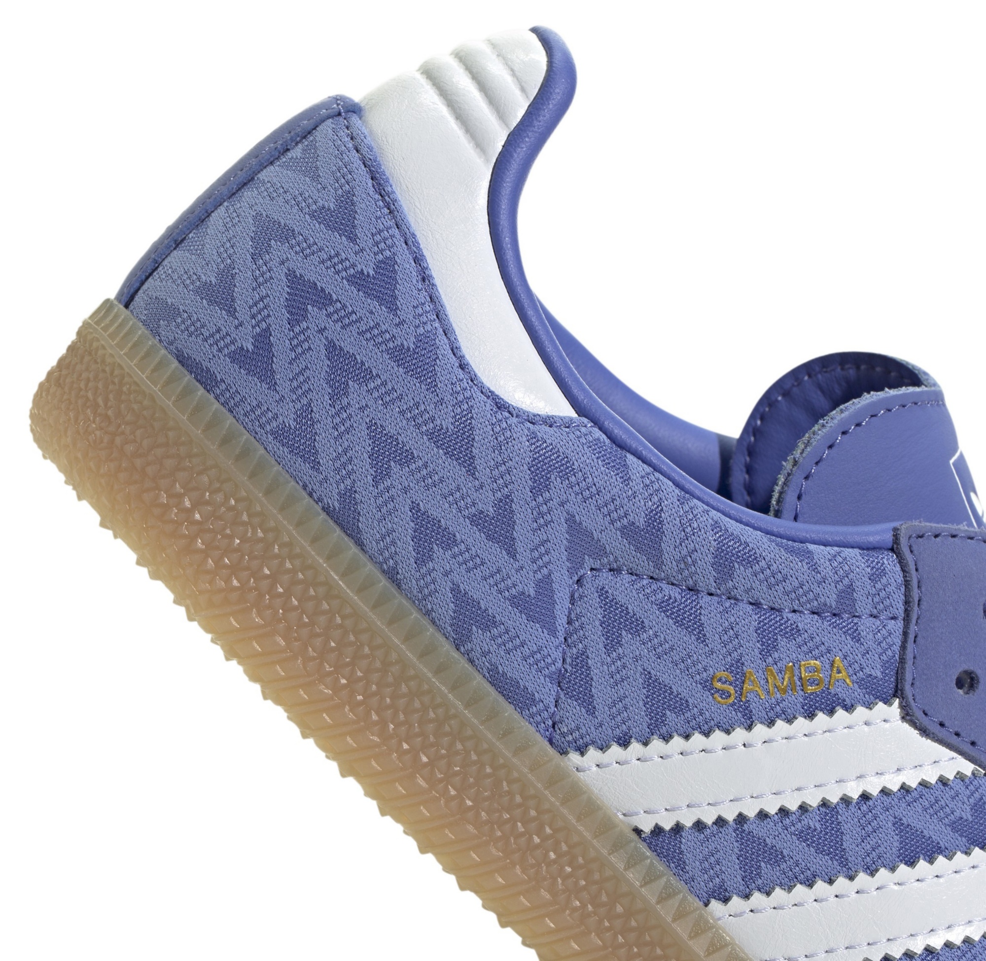 adidas Women's Samba OG Shoes - Real Lilac/Ftwr White/Gold Met - View 8
