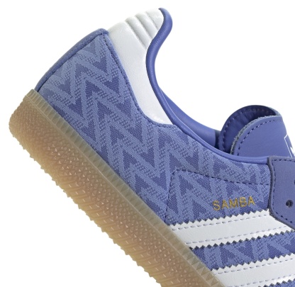 adidas Women's Samba OG Shoes - Real Lilac/Ftwr White/Gold Met - View 8