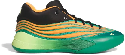 adidas Dame X 'Meet The Moment' Basketball Shoes - Court Green/Lucid Orange/Frozen Lemon - View 1