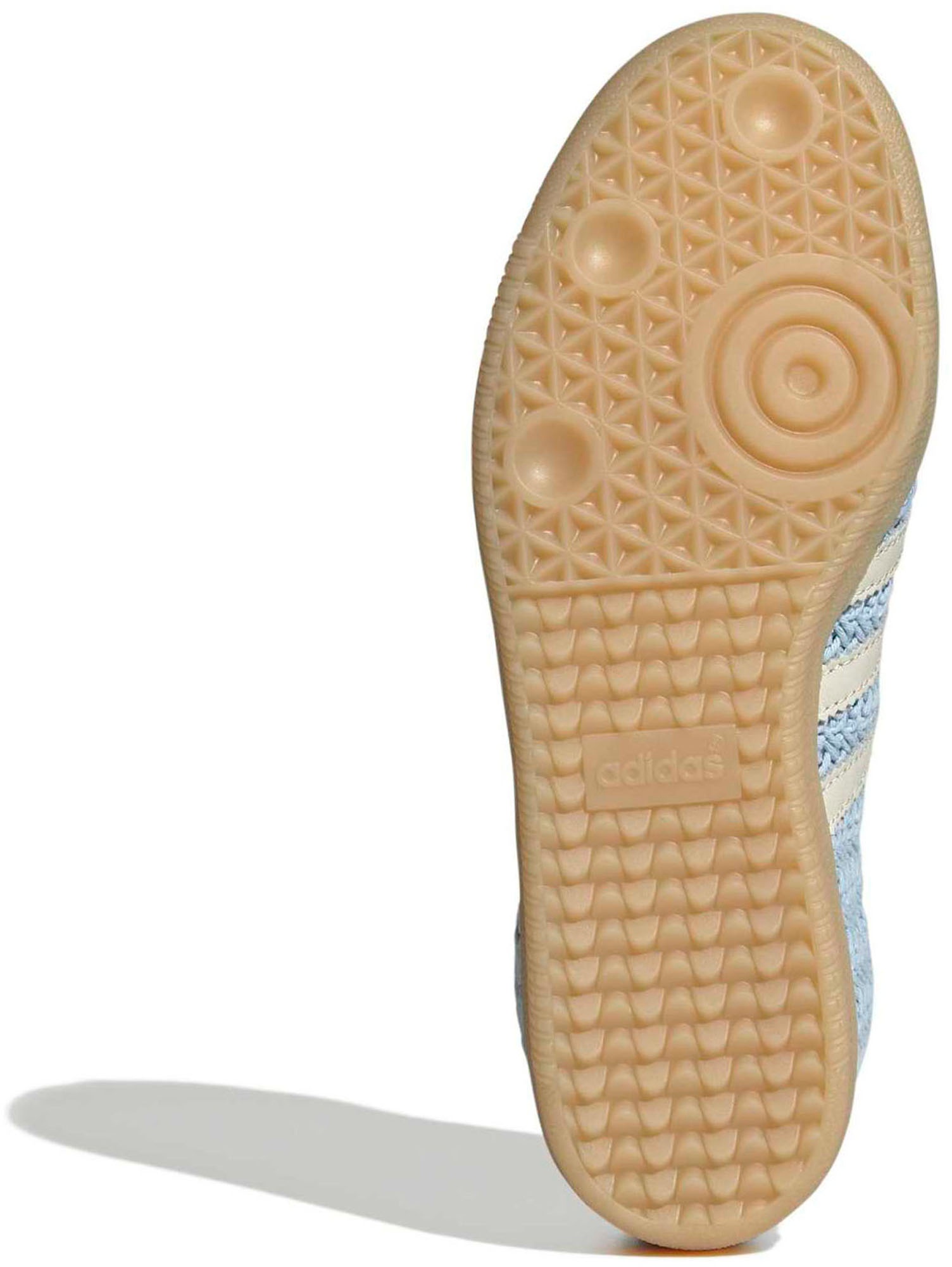 adidas Women's Samba OG Shoes - Crochet Clear Sky/Off Wht - View 3