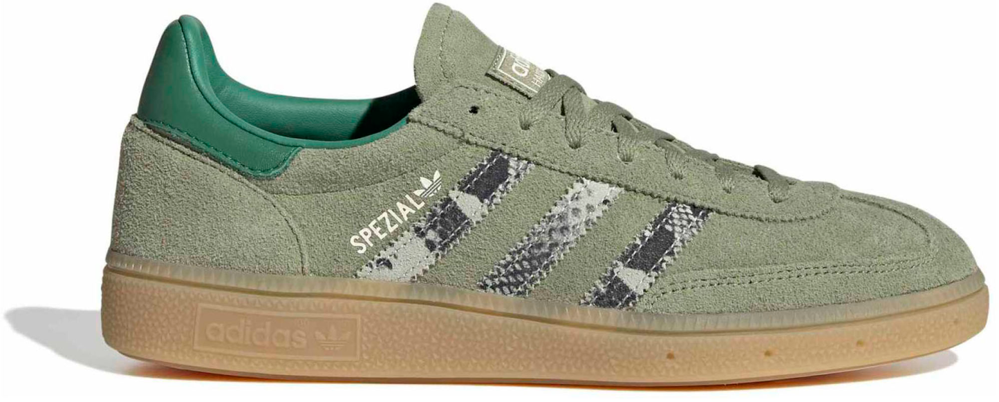 adidas Women's Handball Spezial Shoes - Tent Green/Snake Stripes - View 1