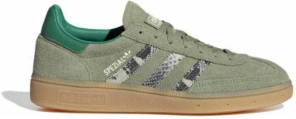 adidas Women's Handball Spezial Shoes - Tent Green/Snake Stripes - View 1