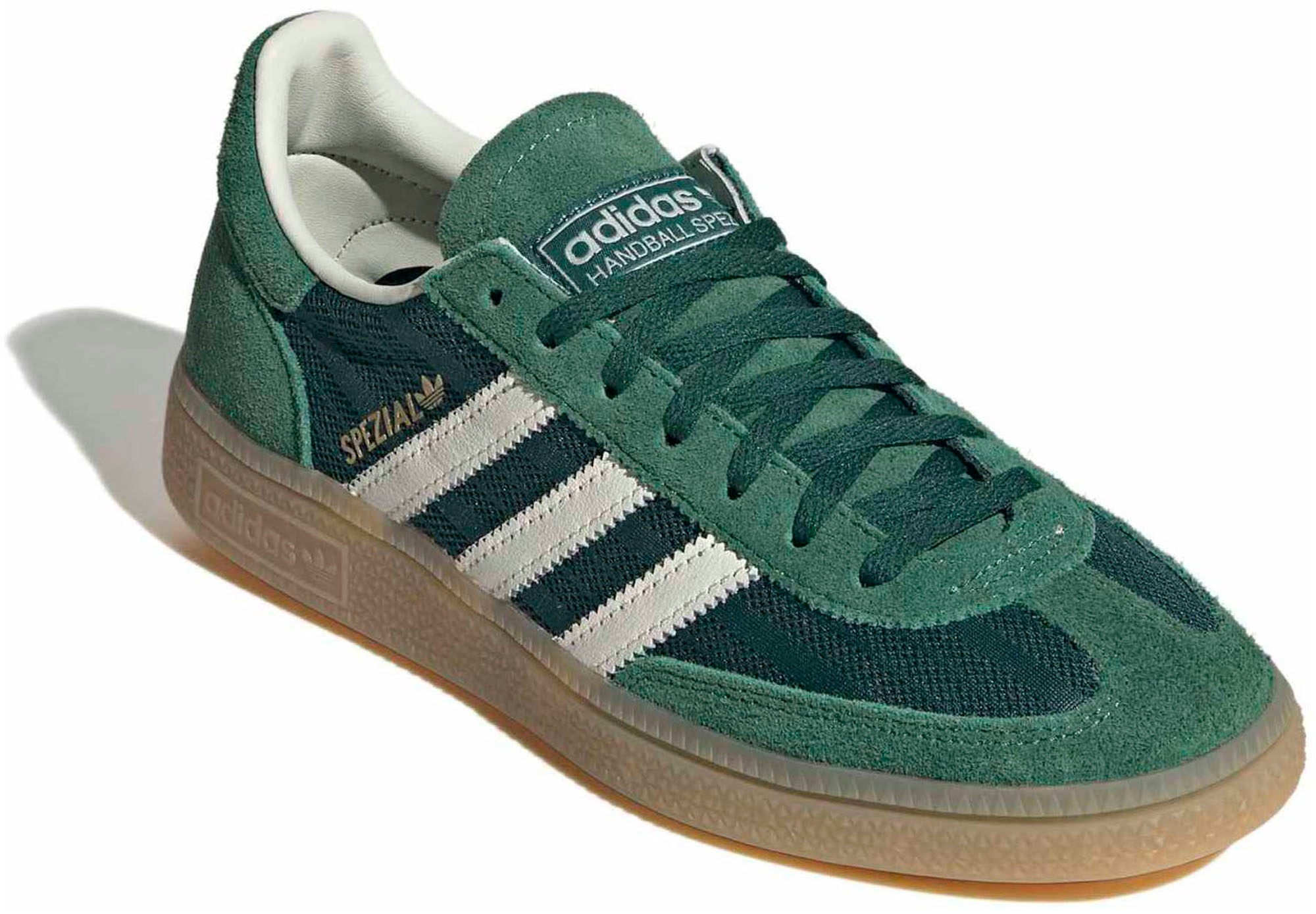 adidas Women's Handball Spezial Shoes - Cllgte Grn/Wht/Blanch Grn - View 6