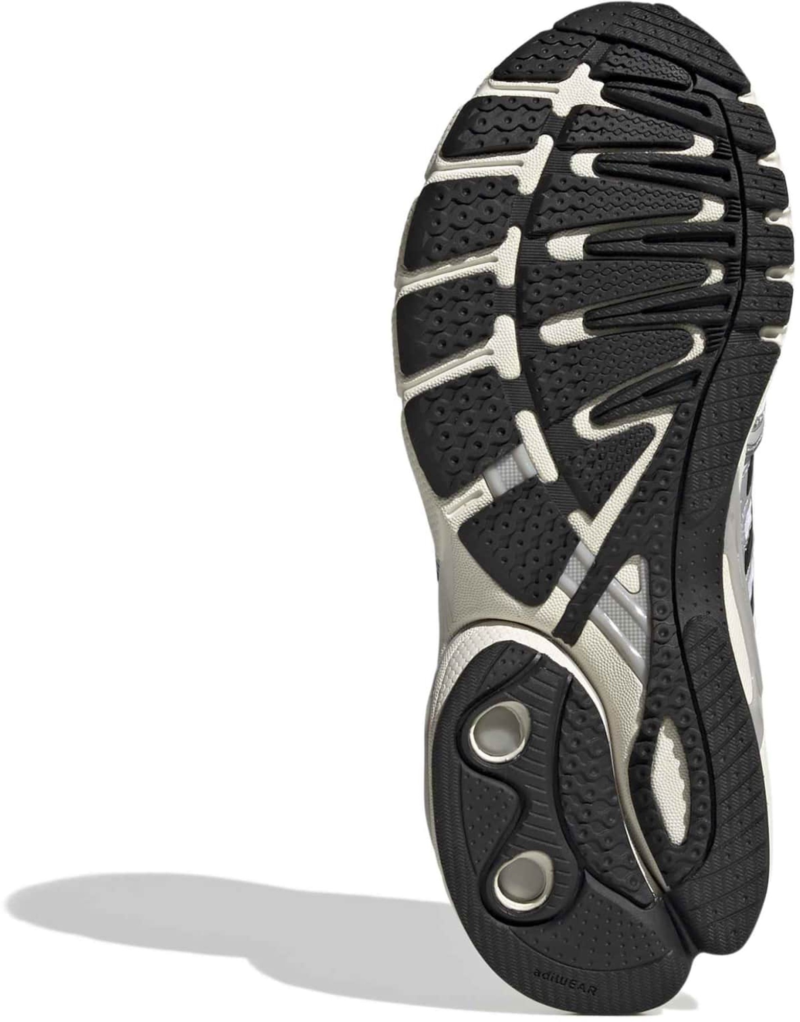 adidas Kids' Grade School AdiStar Control 5 Shoes - White/Silver Met/Grey One - View 3
