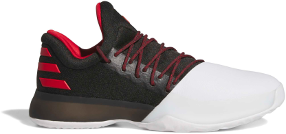 adidas Harden Vol. 1 'Pioneer' Basketball Shoes - Core Black/Ftwr White/Better Scarlet - View 1