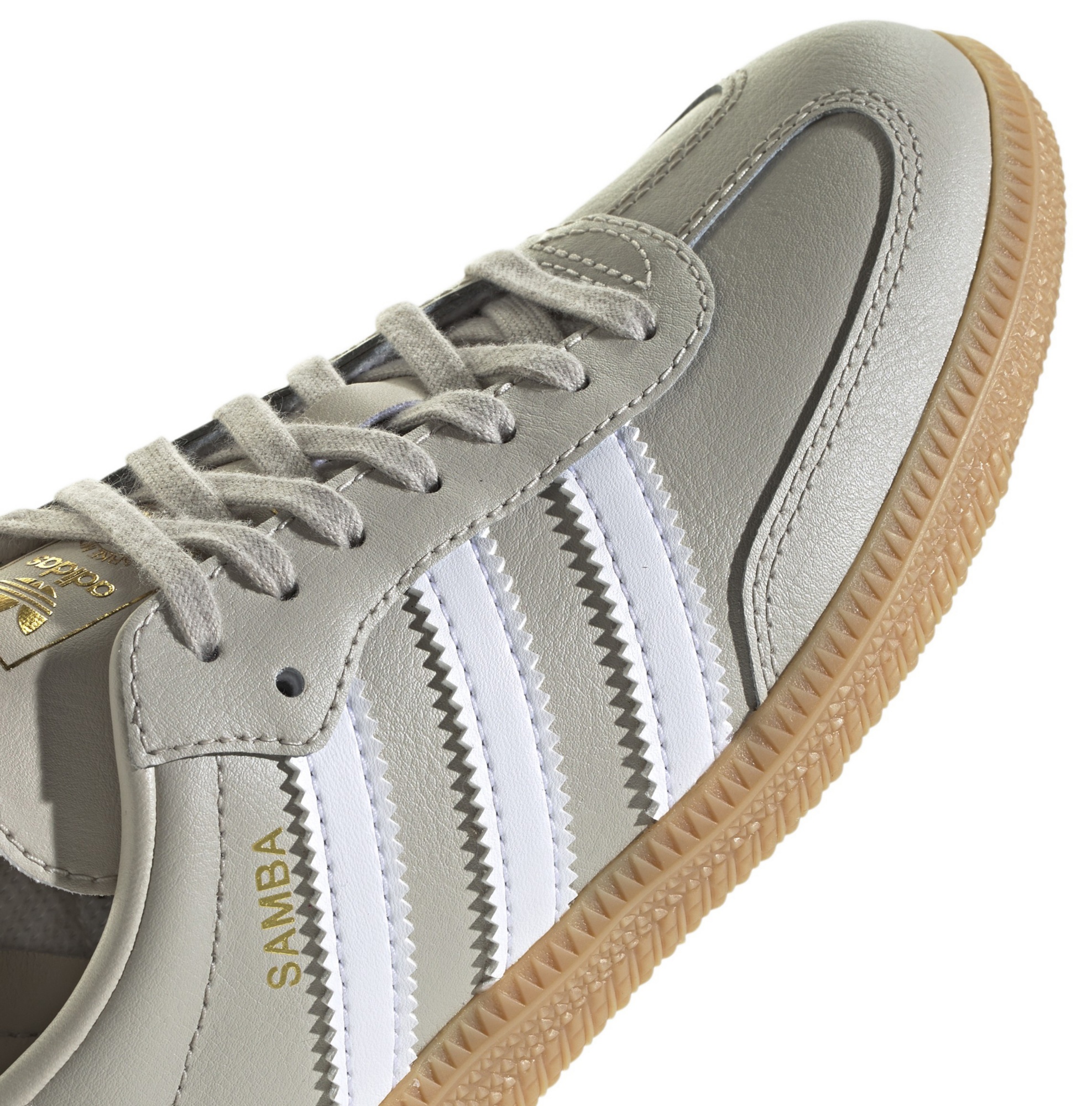 adidas Kids' Grade School Samba OG Shoes - Grey/White - View 7