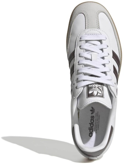 adidas Women's Samba OG Shoes - White/Coffee Met/Gum4 - View 2
