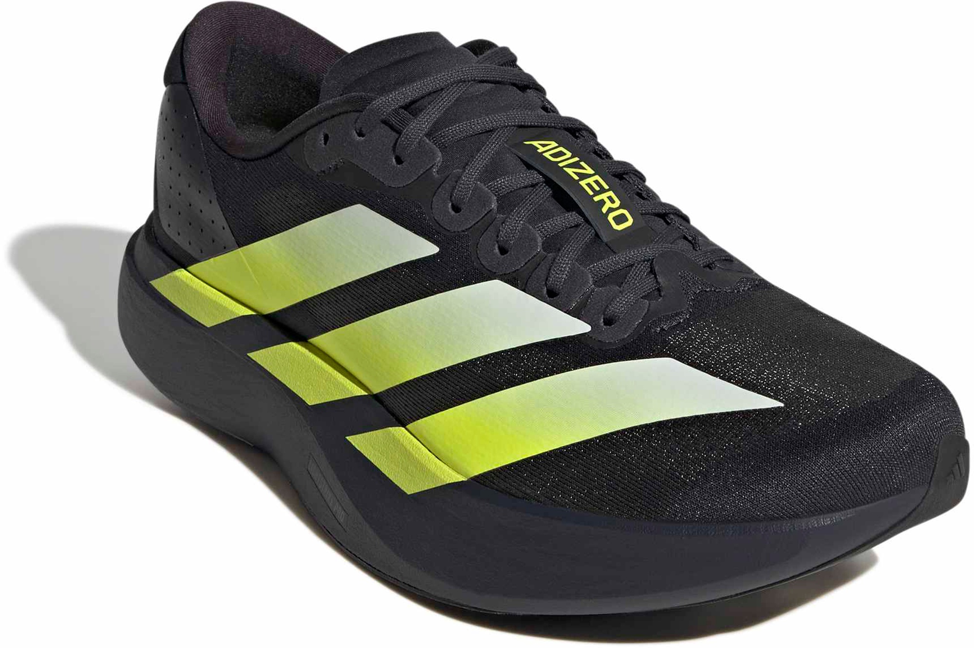 adidas Men's Adizero EVO SL EXO Running Shoes - Night Grey/Solar Yellow/Grey - View 6
