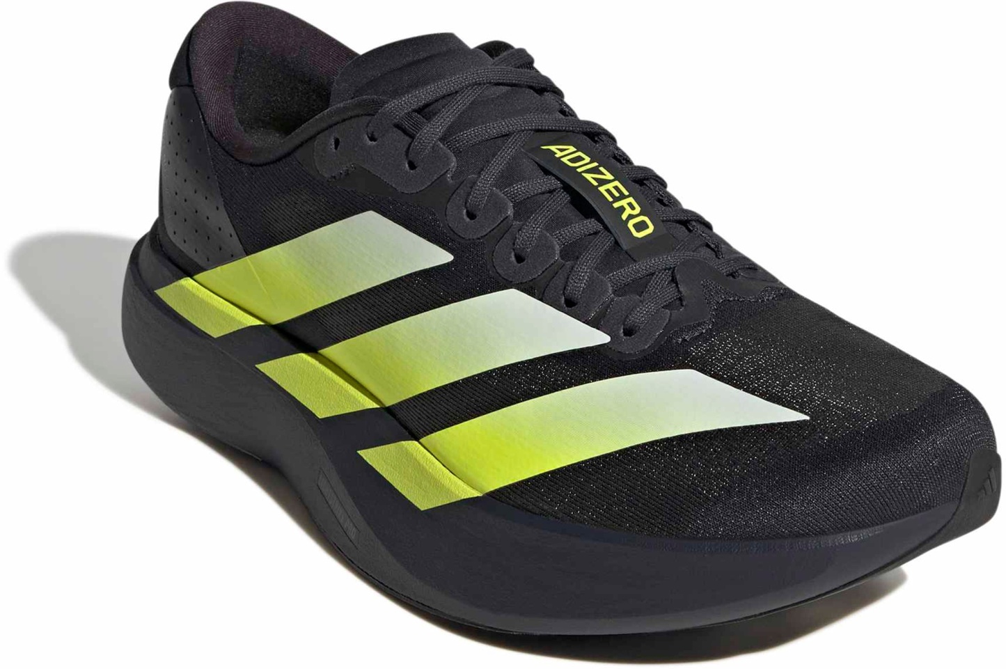 adidas Men's Adizero EVO SL EXO Running Shoes - Night Grey/Solar Yellow/Grey - View 6