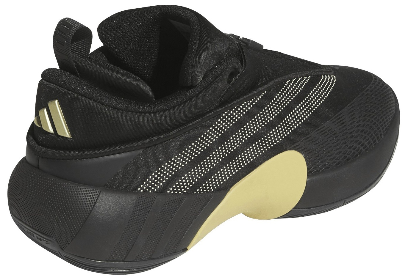 adidas Kids' Grade School D.O.N. Issue #7 'Best of adidas' Basketball Shoes - Black/Gold Metallic - View 5