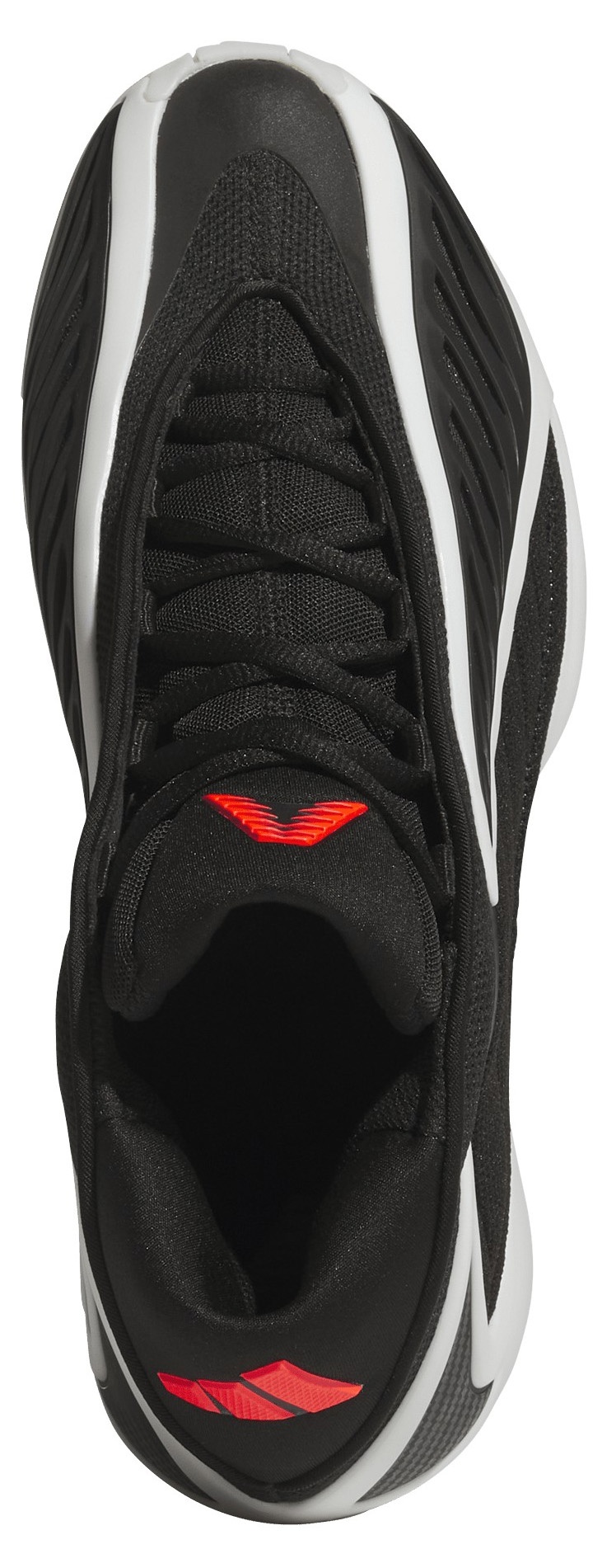 adidas Anthony Edwards 2 'Core Black' Basketball Shoes - Black/Red/Orange - View 2