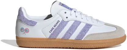 adidas Kids' Grade School Samba Care Bear Shoes - Light Purple/White/Blue Dawn - View 1