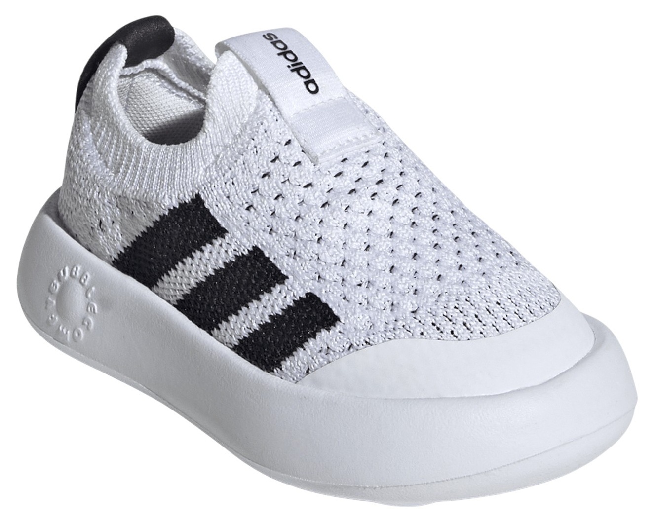adidas Toddler Bubble Comfy I Shoes - White/Black - View 5