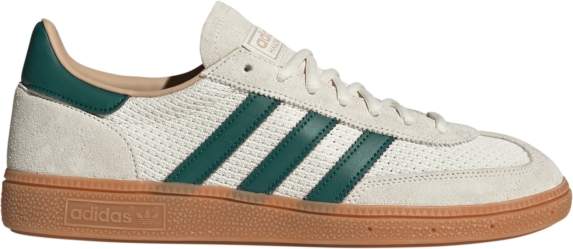 adidas Men's Handball Spezial Shoes - Off White/Collegiate Green/Gum 2 - View 1