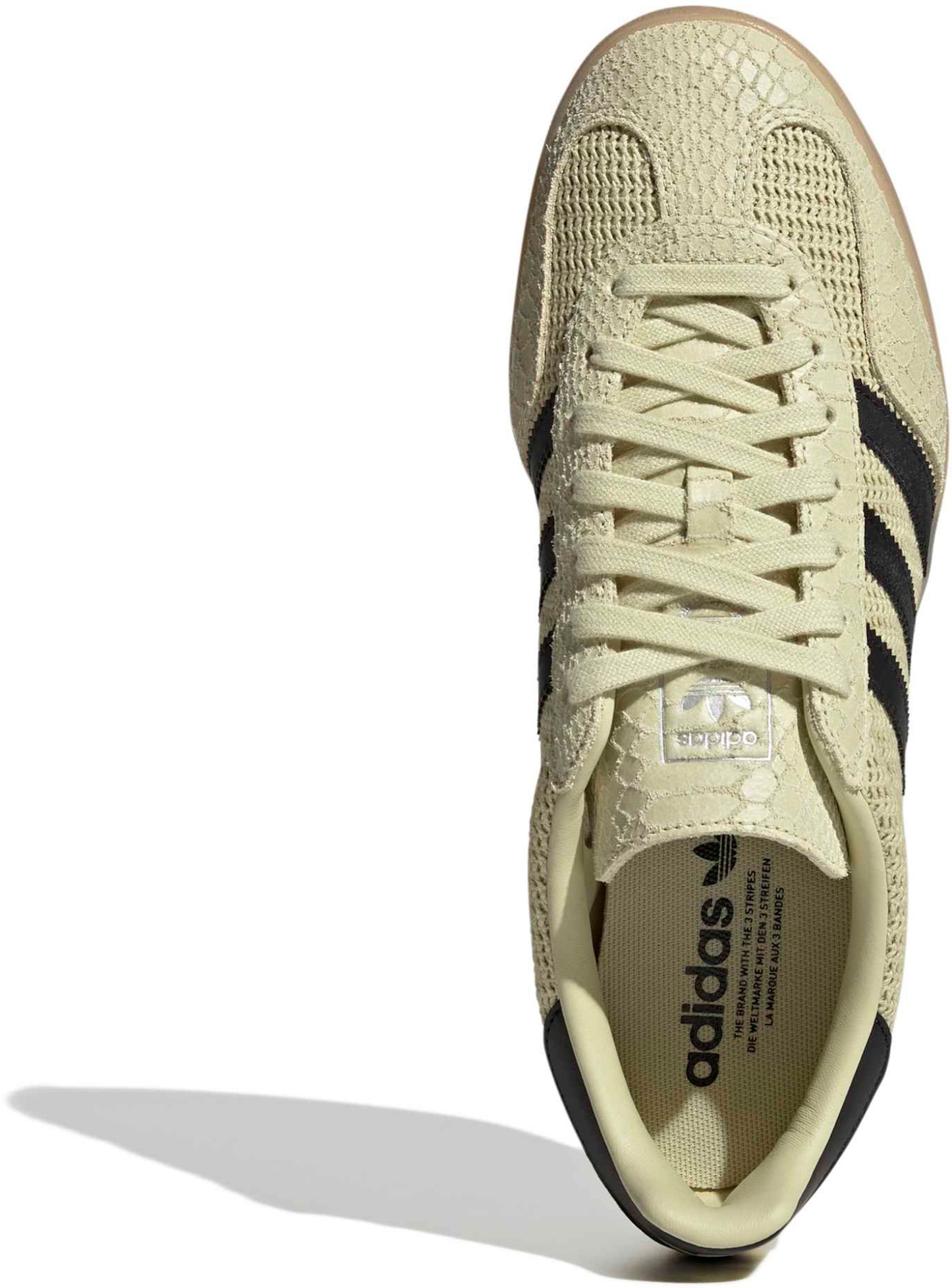 adidas Men's Gazelle Indoor Shoes - Dual Yellow/Core Black - View 2