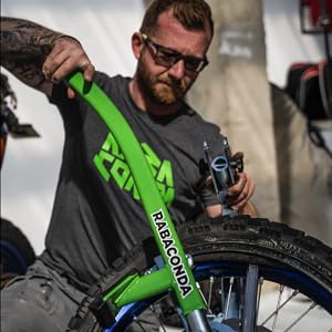 The Rabaconda Street Bike Tire Changer. 