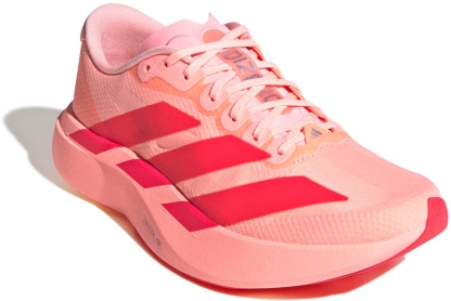 adidas Women's Adizero EVO SL Woven Running Shoes - Frozen Turbo/Lucid Red/Silver Met. - View 5