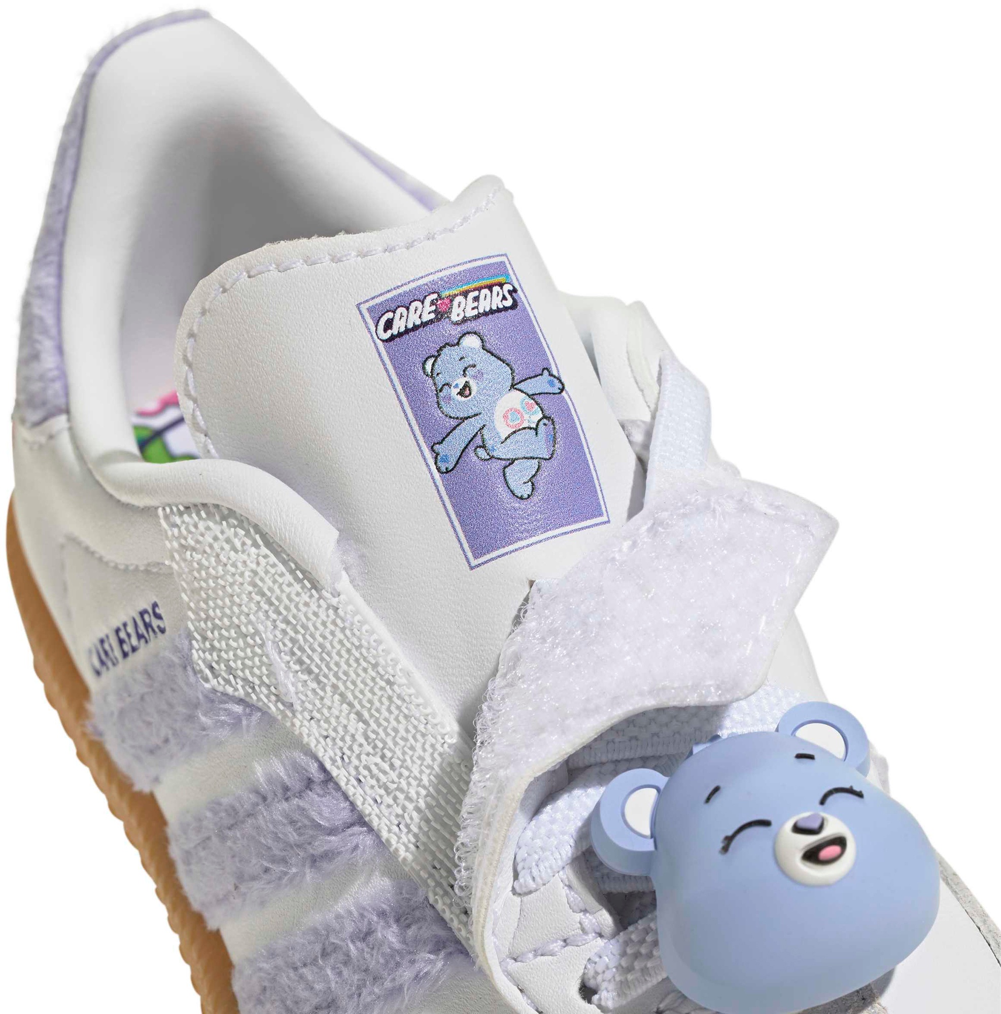 adidas Toddler Samba Care Bear Shoes - Light Purple/White/Blue Dawn - View 9