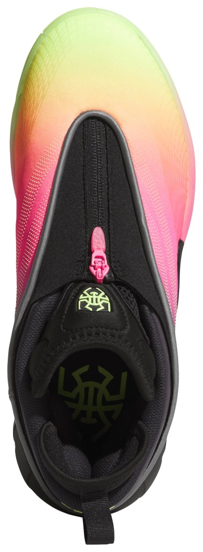 adidas D.O.N. Issue #7 Basketball Shoes - Black/Yellow - View 4